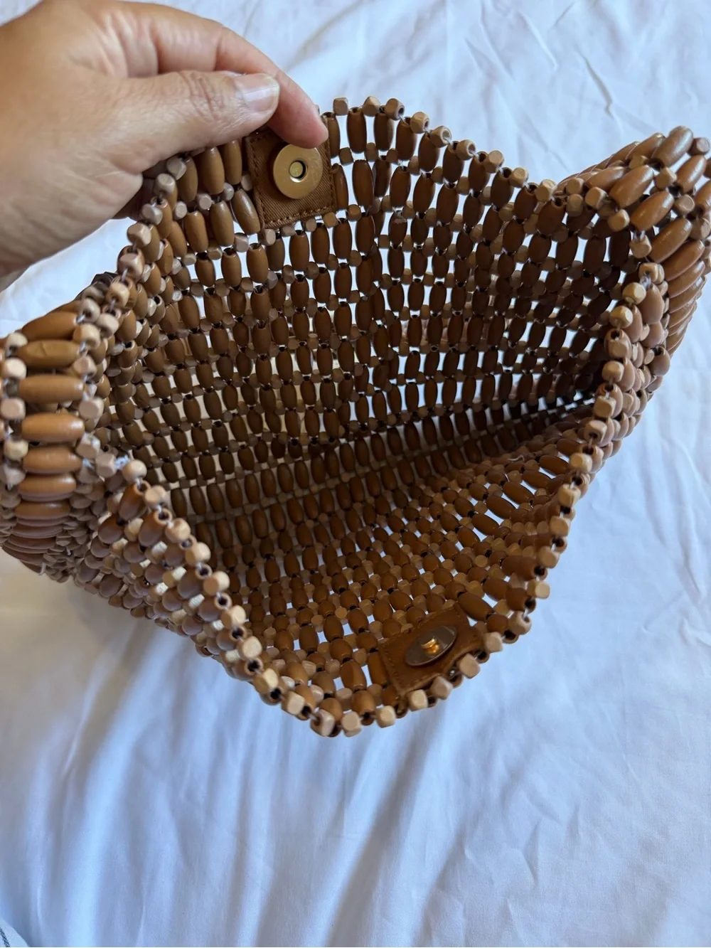 a new day Tan Beaded Shoulder Bag - Picture 7 of 8
